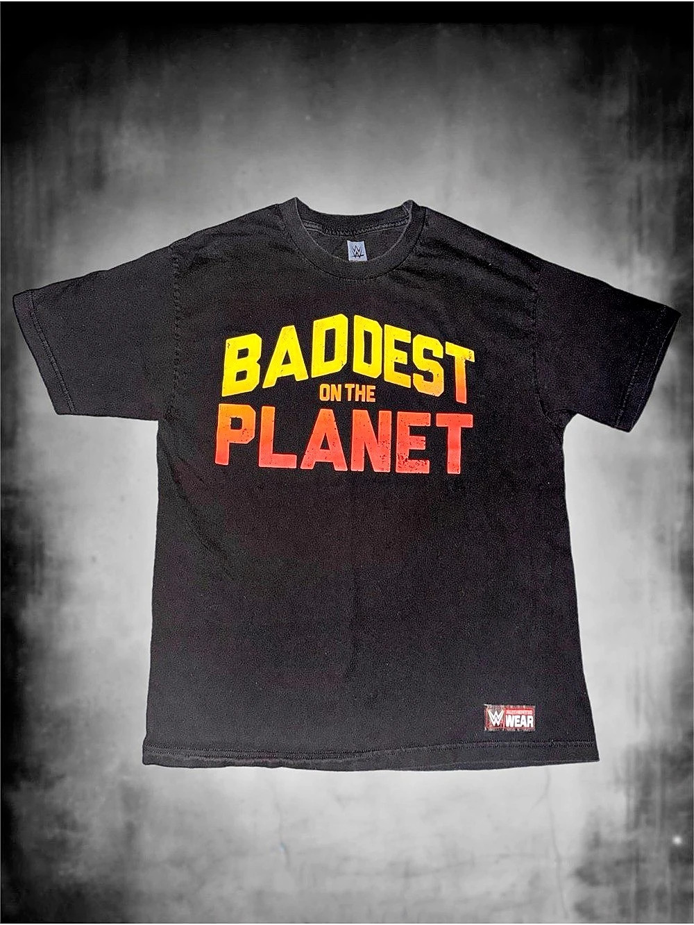 WWE Baddest on the Planet Ronda Rousey Graphic Tee Black Size Large